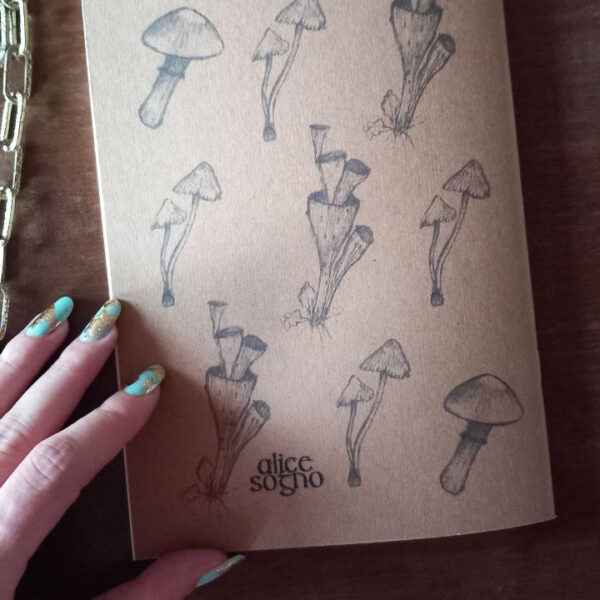 quaderno a5 mushrooms